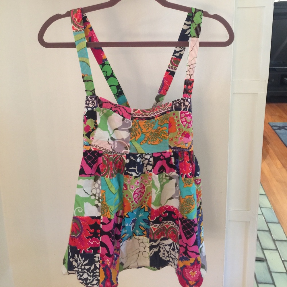 J. Crew cross-back halter top