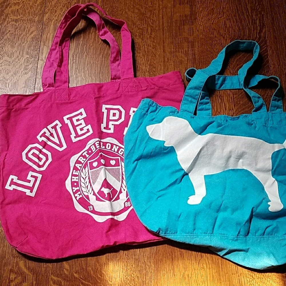 Victoria's secret pink totes