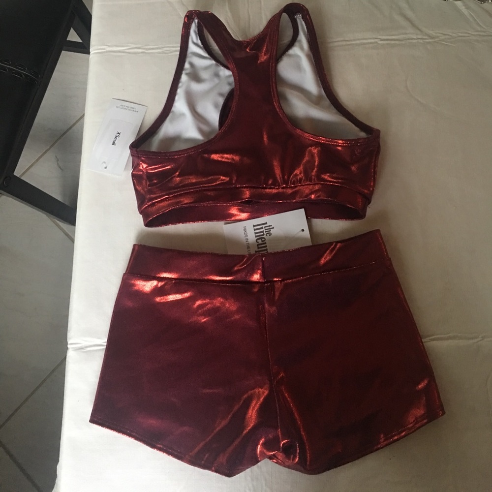 A top and bottom dance set.