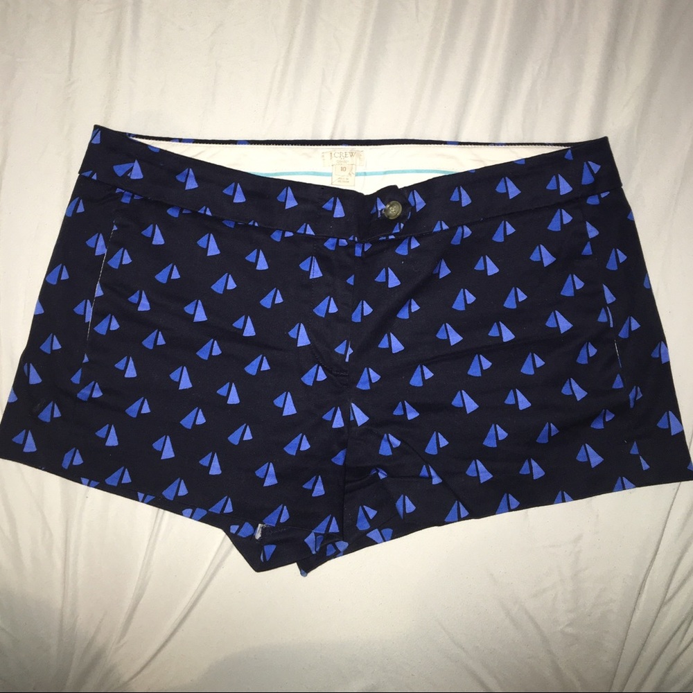 NWT J. Crew sailboat shorts sz 10