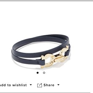 Double Gancio Bit Wrap Bracelet