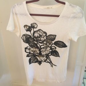 J. Crew floral graphic T-shirt