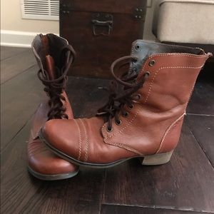 Brown Combat Boots