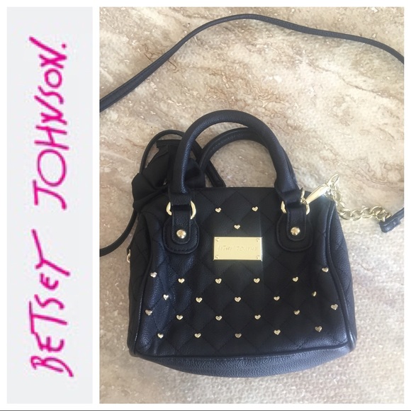 ❌SOLD❌BETSEY JOHNSON Black Mini Speedy Houdini - Picture 1 of 8
