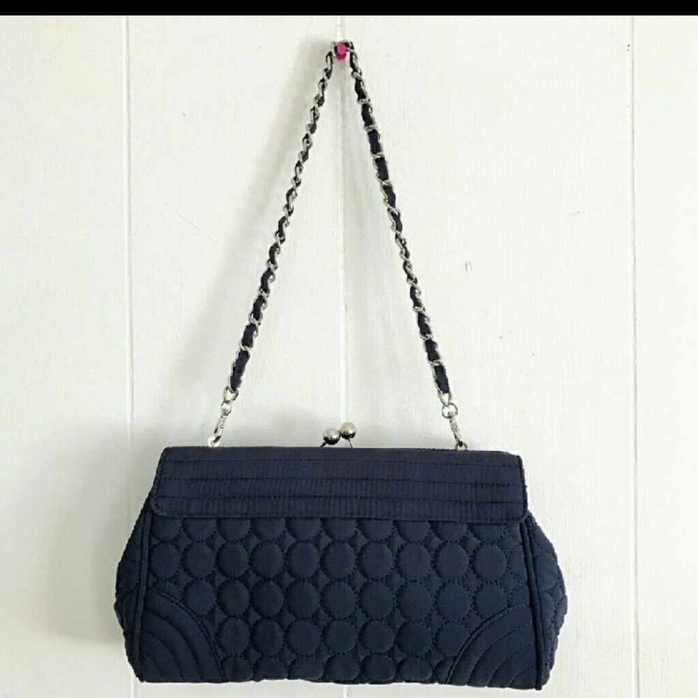 Vera Bradley/ Navy Blue Purse/ Clutch