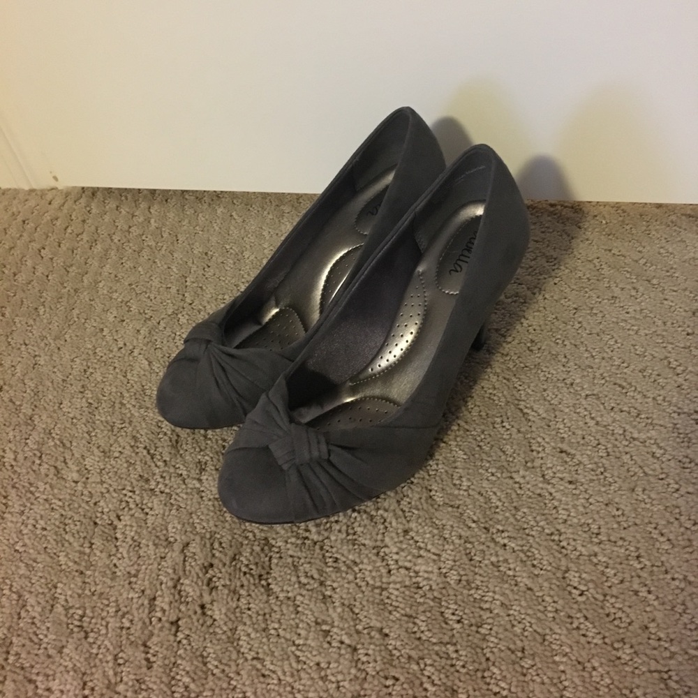 Grey heels