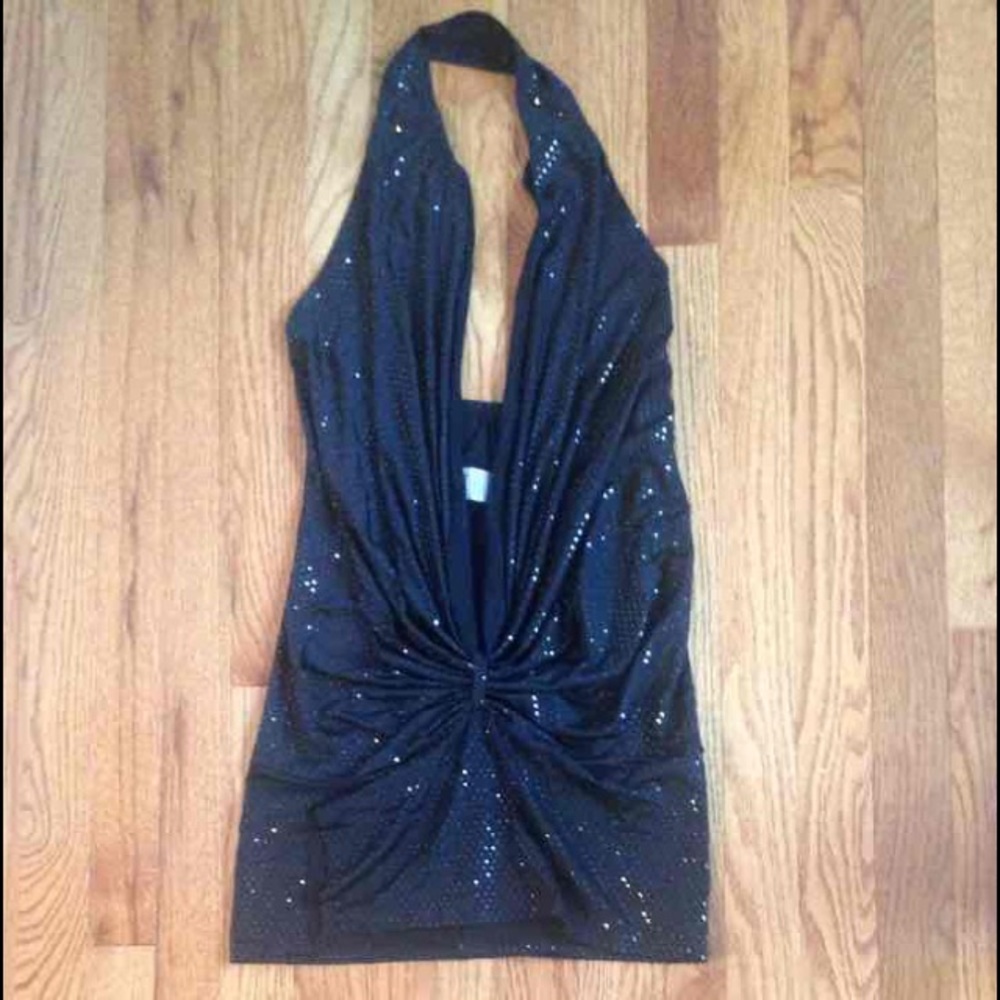 Black Mini Dress Dance Costume