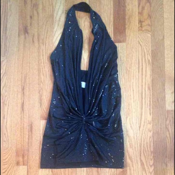 Black Mini Dress Dance Costume - Picture 1 of 4