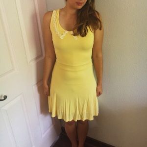 Yellow daisy dress