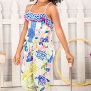 Matilda Jane Horseshoe Romper Girls size 8, NWT