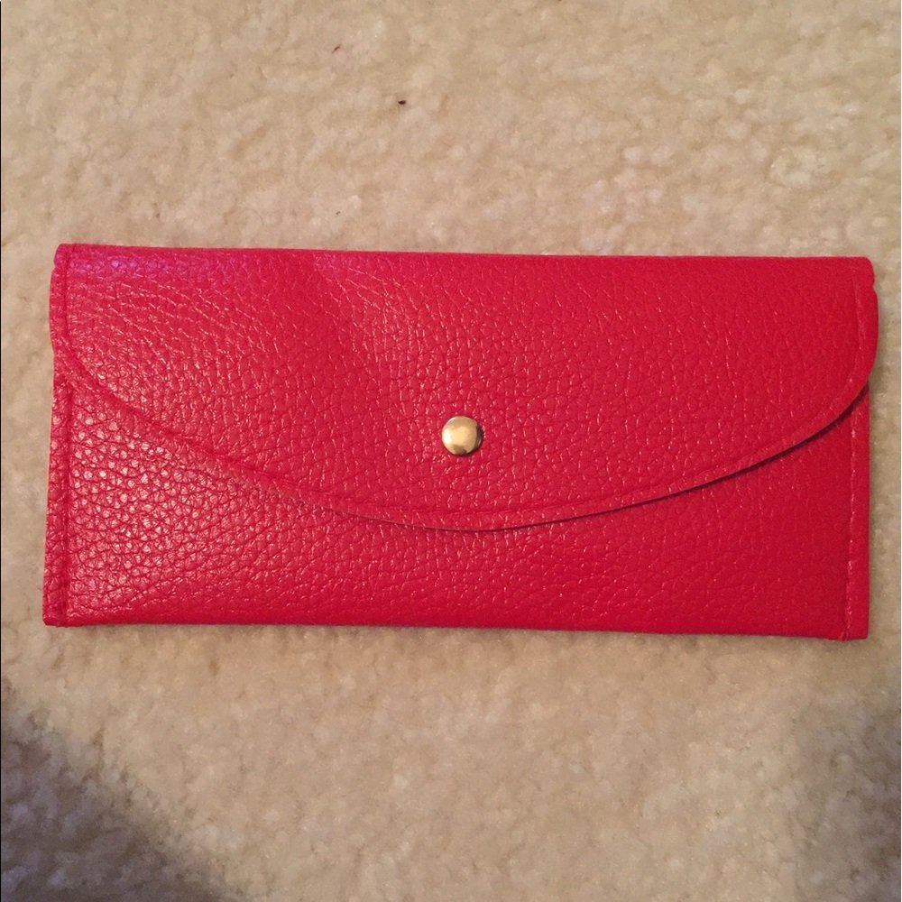Brand new Thin red wallet