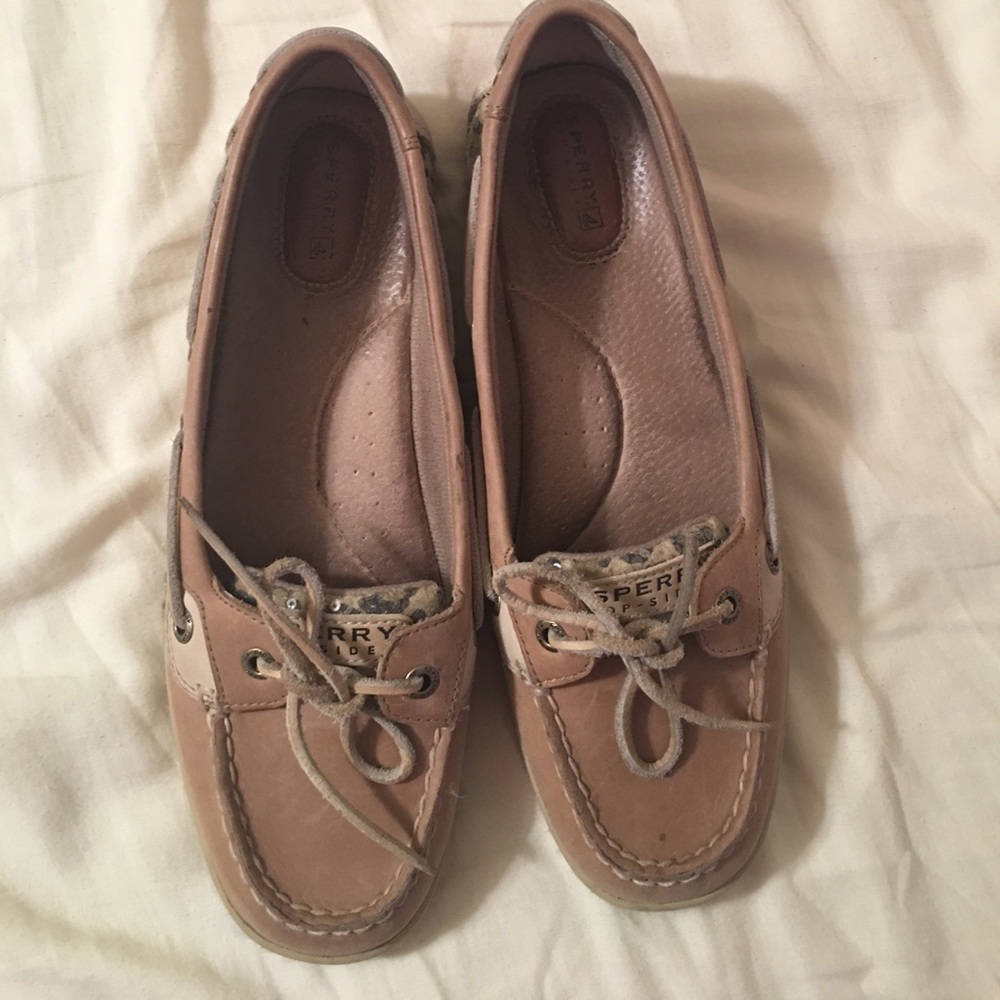 Sperrys with a cheetah print