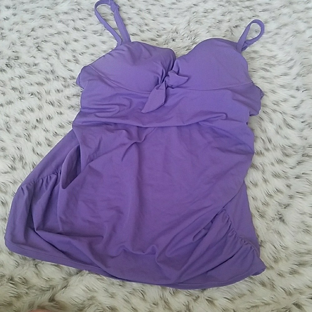 Underwire tankini swim suit top