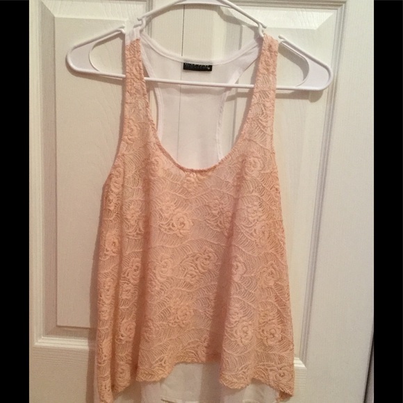 Pink Lace Top - Picture 1 of 4
