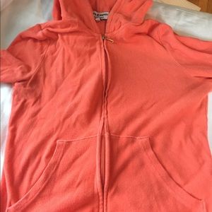 Peach Terry Tracksuit Top