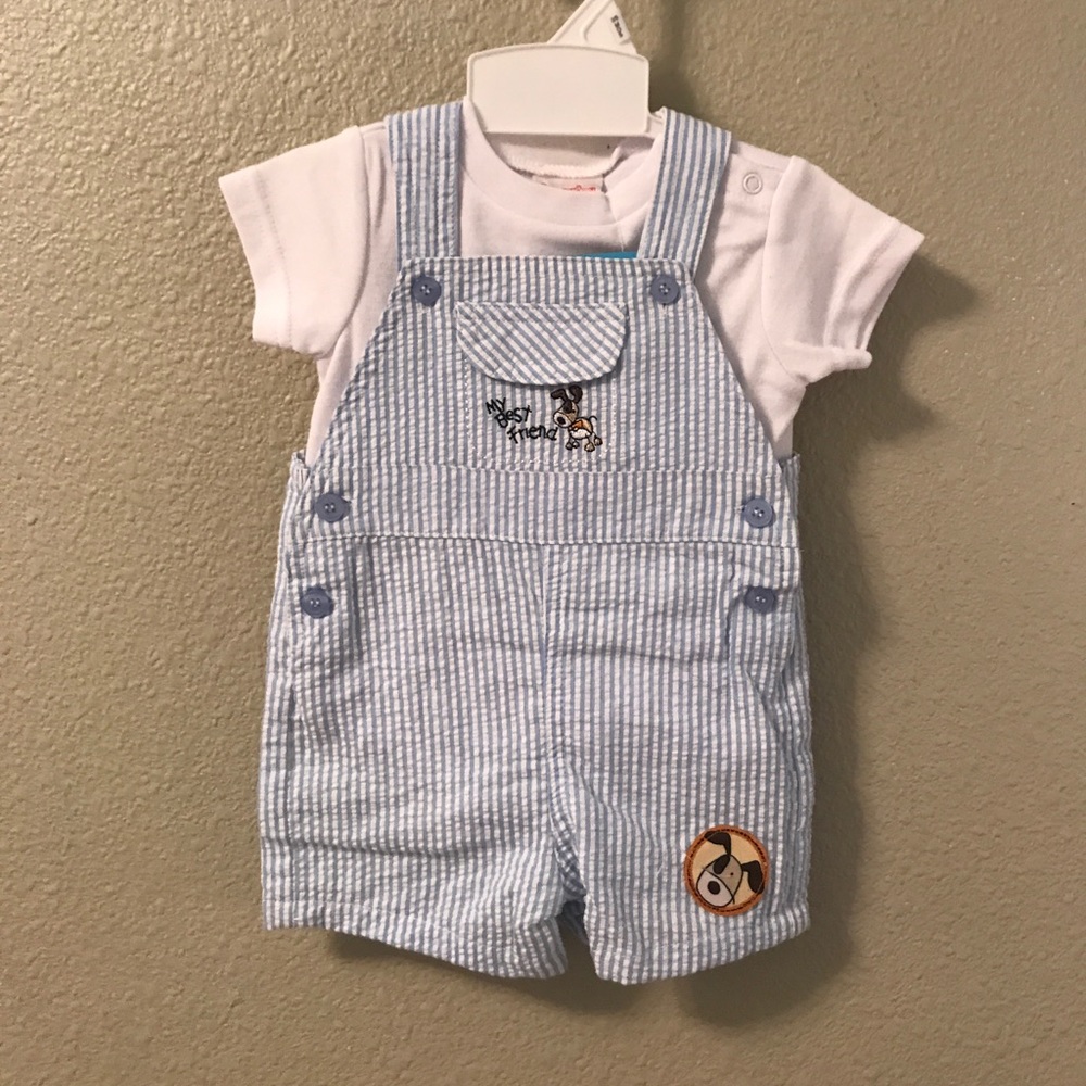 NWT Snugabye set of 4 onesies overall