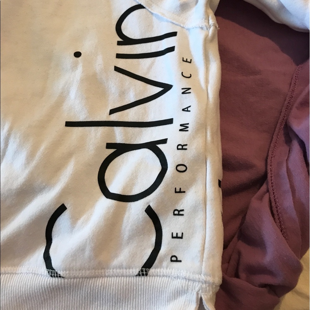 Calvin Klein cropped sweatshirt