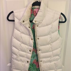Lilly Pulitzer White Vest