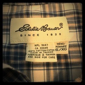Eddie Bauer Plaid Button-down