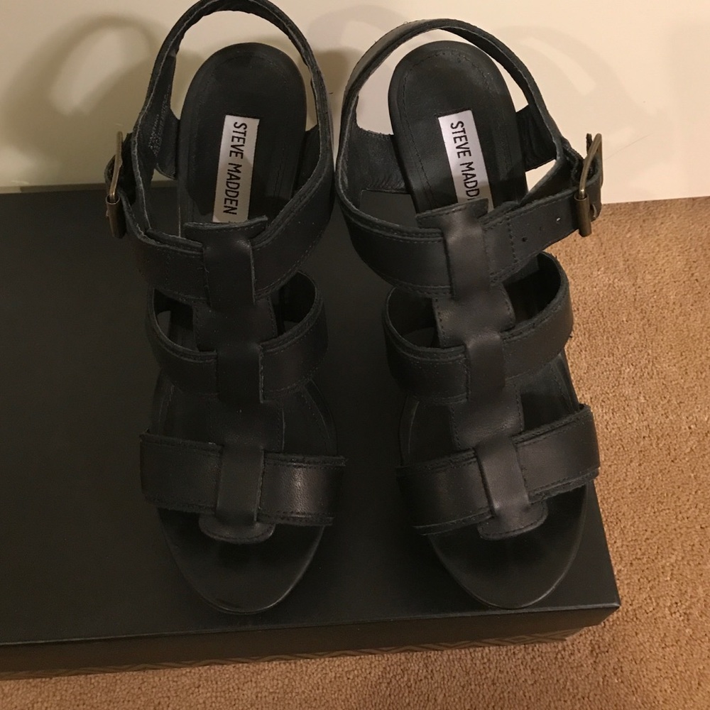 Steve Madden "Gladiator" wedges