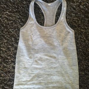 blue/grey LULULEMON tank top size 6