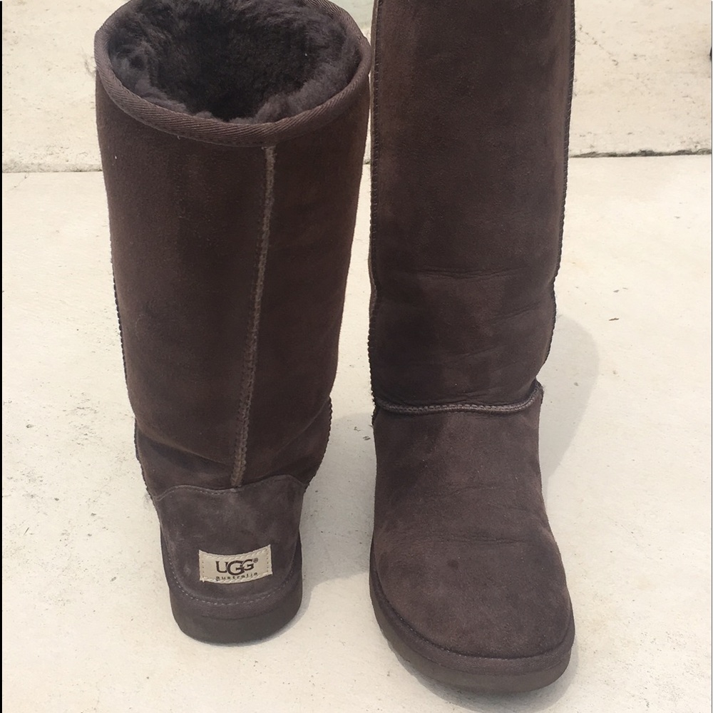 Chocolate Brown Tall UGG Boots