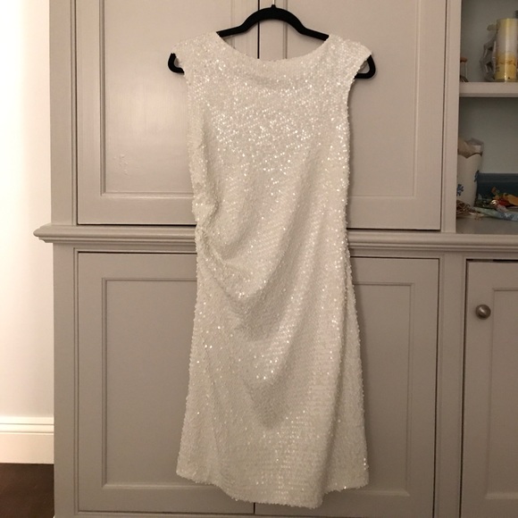 David Meister white sequin dress - Picture 2 of 4
