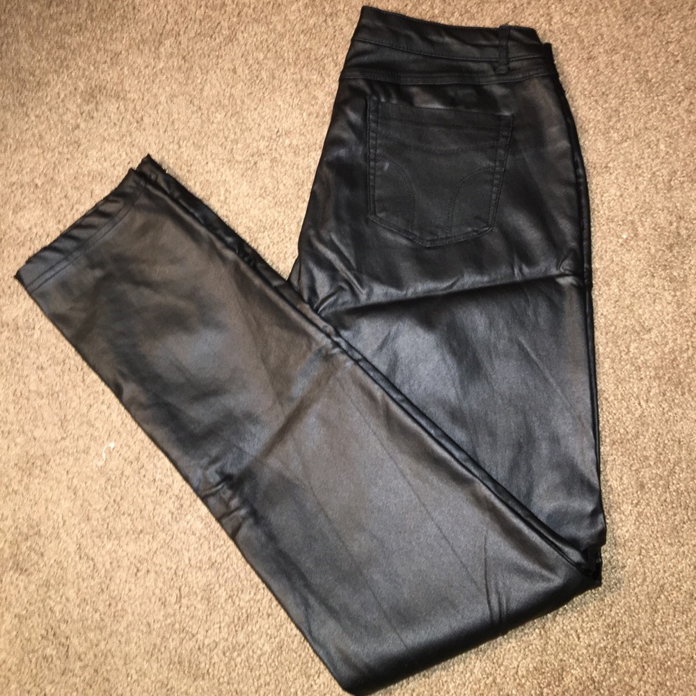 Faux Leather Pants