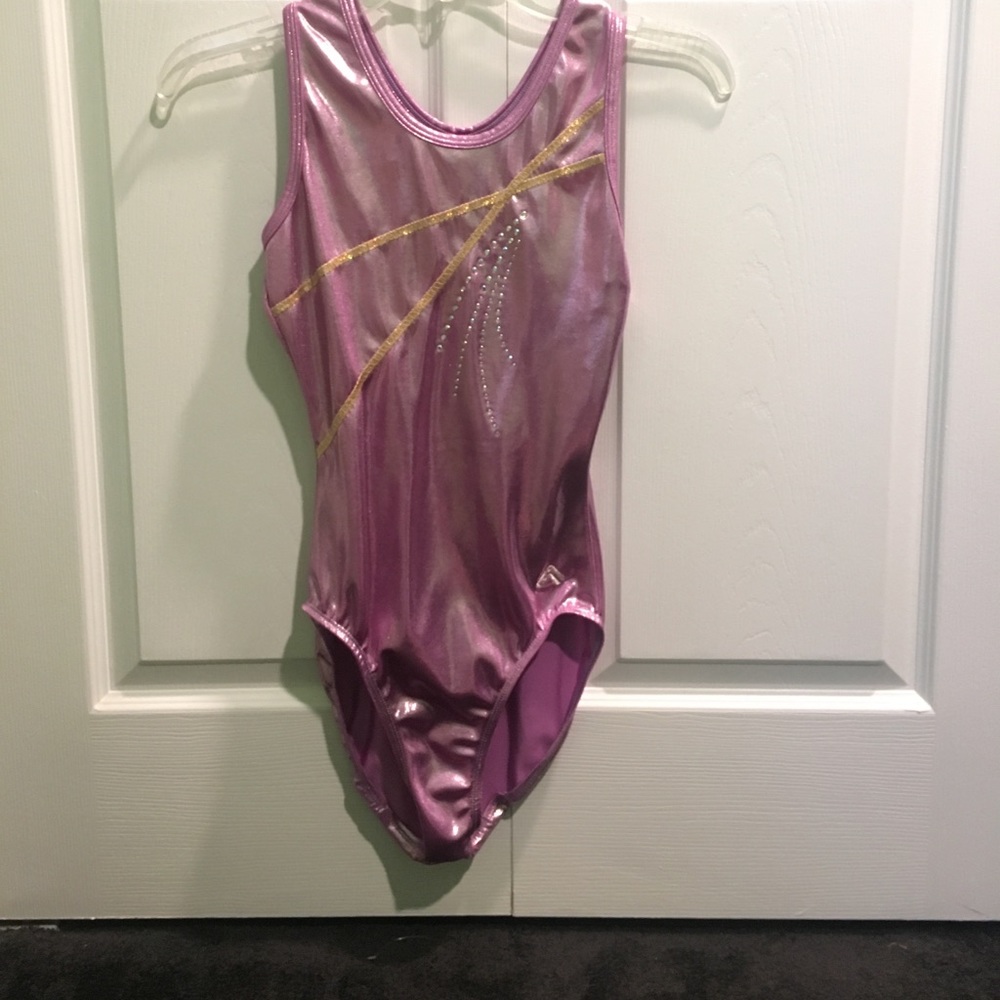 Pink Shimmery Leotard