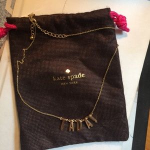 Kate Spade Tada! necklace