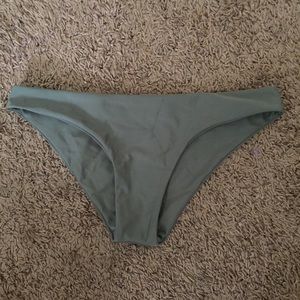 Olive green bikini bottoms