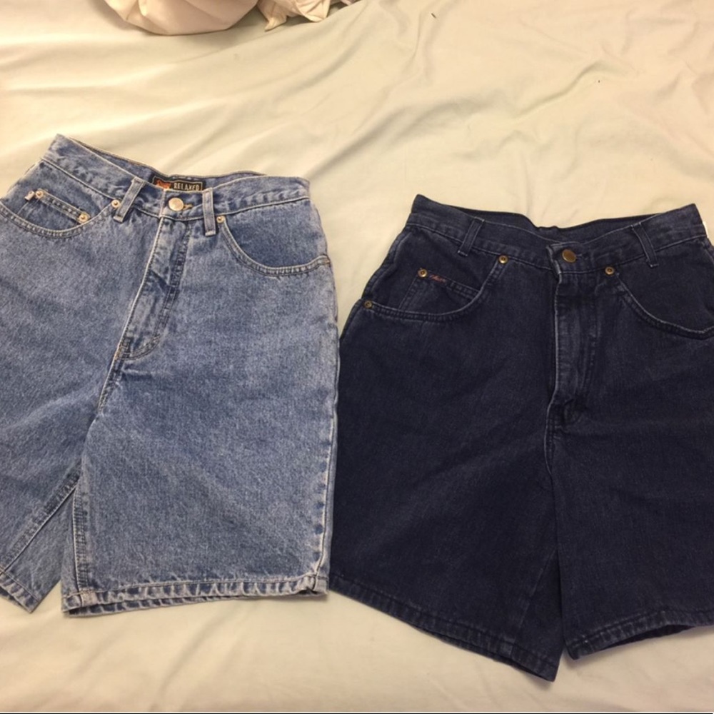High waisted shorts