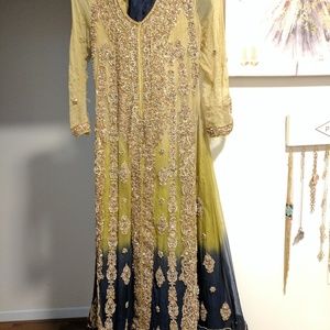 Pakistani indian formal 2 piece suit
