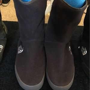 North Face Fleece Boots - Brown - 10