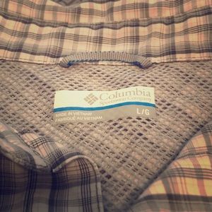 Columbia short-sleeve plaid button down