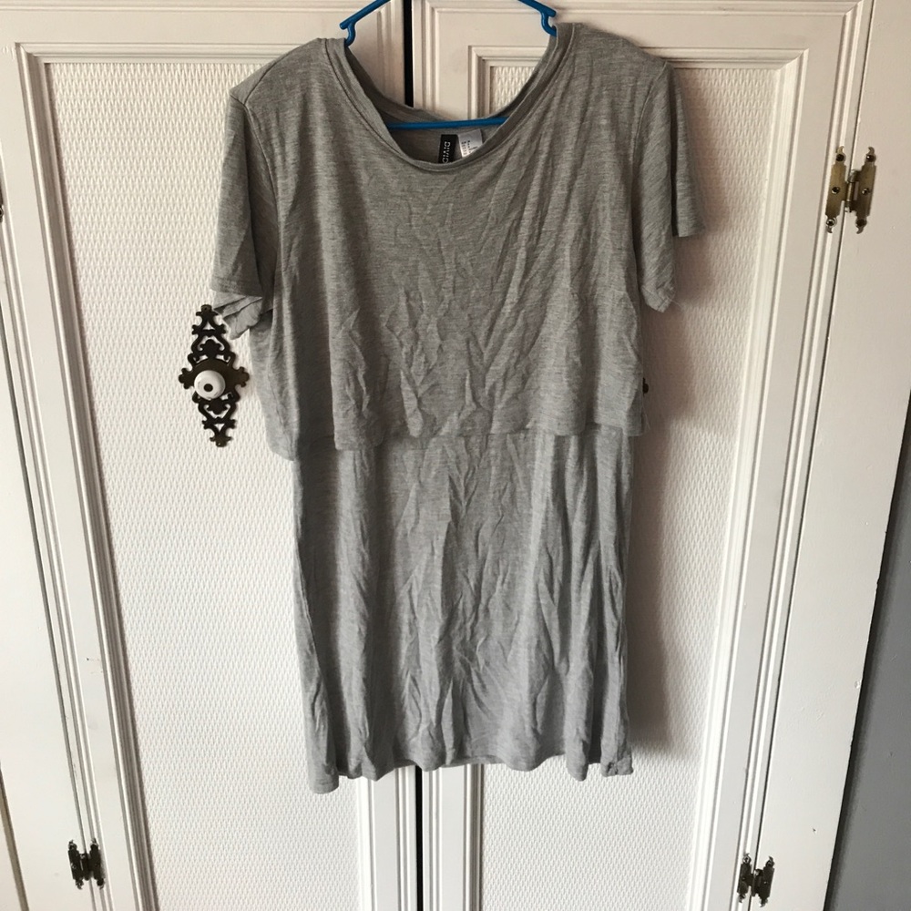 Grey h&m dress