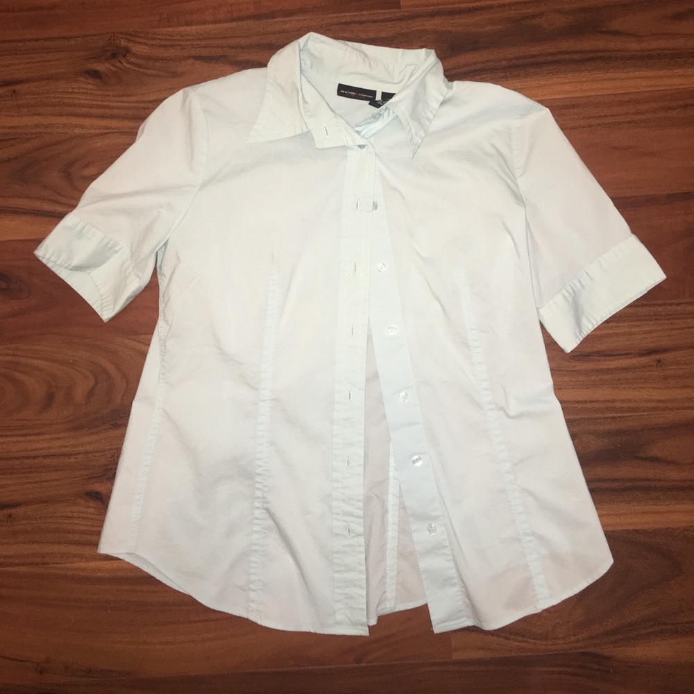 NY&C Blue Blouse