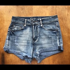 High waisted shorts
