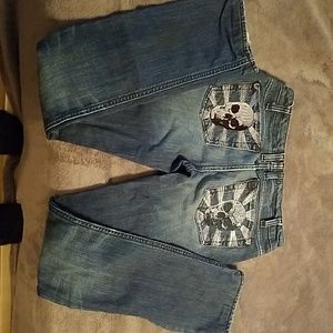 J & company skull jeans size 27