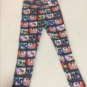 Girls doggy print leggings. NWT