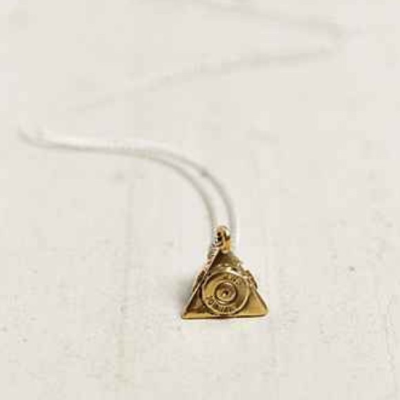 Urban Outfitters Jewelry - Urban Outfitters gold pyramid lovebullet necklace