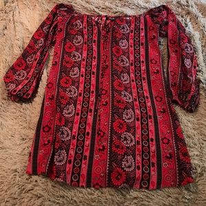 Off the shoulder shift dress - Motel