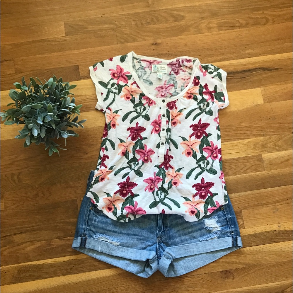 💐 Lucky Brand Floral Blouse