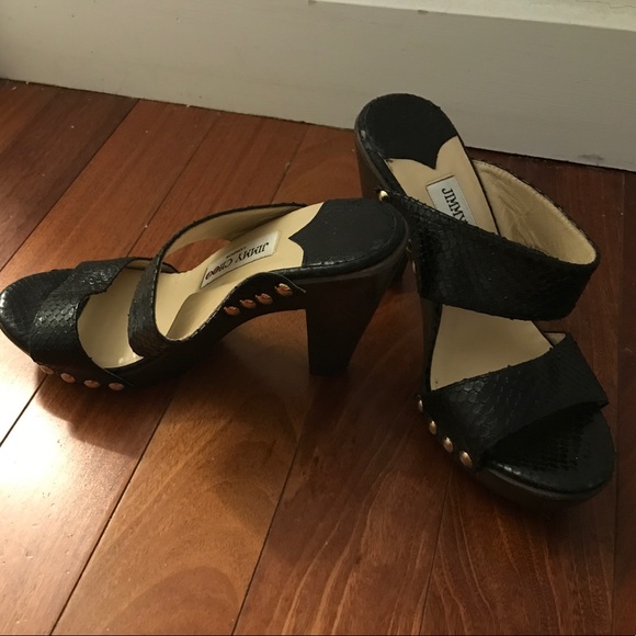 BRAND NEW AUTHENTIC Jimmy Choo studded clogs - Picture 1 of 4