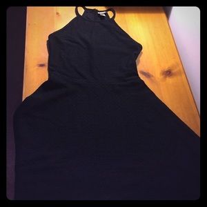 Black Mossimo halter-top skater dress, size M