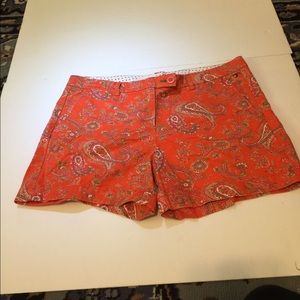 Tommy Hilfiger Paisley Print Shorts.  Size 14