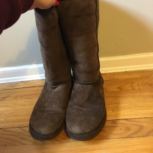 UGG Shoes - Tall brown Ugg boots women's size 8