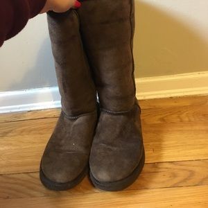 Tall brown Ugg boots women's size 8
