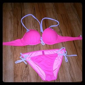 32A- B Victoria secret push up bathing suite set