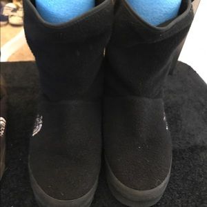 North Face Fleece Boots - Black - 9